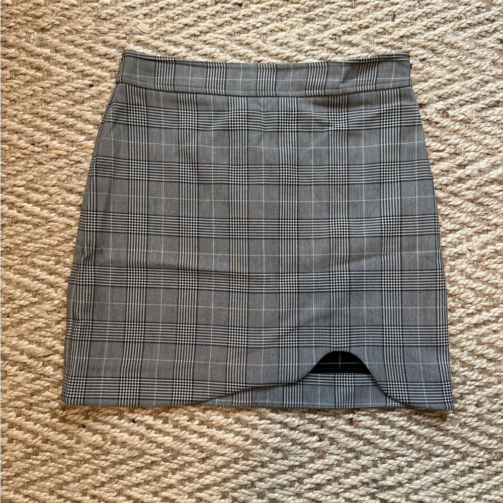 GANNI plaid skirt